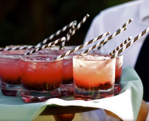 cocktails rojos