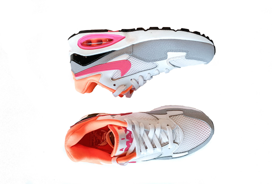Sneakers blanco y rosa NIKE 2